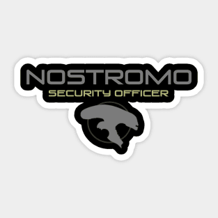 Nostromo Security Sticker